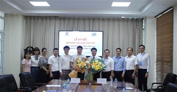 Lễ ký kết biên bản ghi nhớ hợp tác giữa Trường Đại học Điện lực và Công ty cổ phần Vina Electric