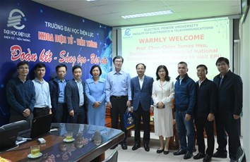 EPU thúc đẩy hợp tác đào tạo và nghiên cứu với Trường Đại học Sư phạm Quốc gia Đài Loan