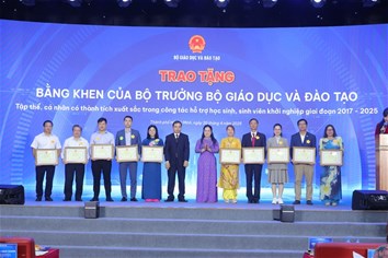 Trường Đại học Điện lực vinh dự nhận Bằng khen của Bộ Giáo dục và Đào tạo tại Ngày hội Học sinh, Sinh viên Khởi nghiệp quốc gia lần thứ VII