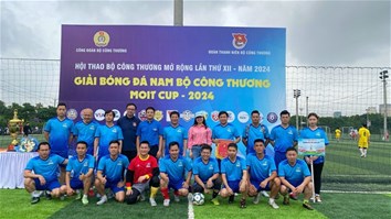 Trường Đại học Điện lực tham gia Giải bóng đá nam Bộ Công Thương - MOIT CUP 2024