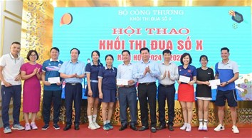 Hội nghị sơ kết hoạt động thi đua học kỳ I Khối thi đua số X năm học 2024-2025