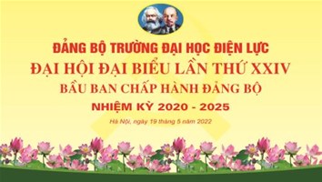Chào mừng Đại hội Đại biểu bầu Ban Chấp hành Đảng bộ lần thứ XXIV, nhiệm kỳ 2020 – 2025