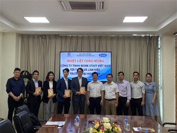 Chào mừng công ty TNHH Work Staff Việt Nam tới thăm và làm việc tại Trường Đại học Điện lực