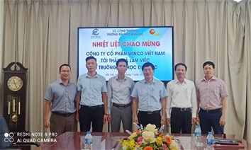 Công ty cổ phần Winco Việt Nam tới thăm và làm việc tại Trường Đại học Điện lực