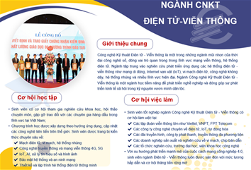 Ngành Công nghệ Kỹ thuật Điện tử - Viễn thông: Mở cánh cửa vào thế giới công nghệ số