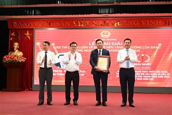 PGS.TS Đinh Văn Châu đoạt giải Nhất cuộc thi viết về Bảo vệ nền tảng tư tưởng của Đảng ngành Công Thương