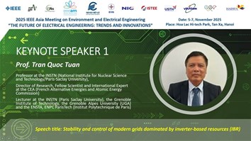 Giáo sư Trần Quốc Tuấn – Chuyên gia hàng đầu CEA (Pháp) sẽ chia sẻ tại Hội thảo IEEE Quốc tế 2025 (EEE. AM 2025)
