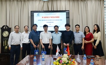 Đoàn Viện Khoa học và Công nghệ Nhật Bản đến thăm và làm việc với Trường Đại học Điện lực