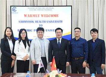 Trường Đại học Điện lực làm việc với Đại học Y tế Sahmyook Hàn Quốc