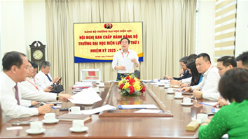 Hội nghị Ban Chấp hành Đảng bộ Trường Đại học Điện lực lần thứ I, nhiệm kỳ 2025 – 2030
