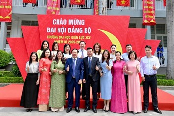 Chi bộ Tổ chức - Hành chính Trường Đại học Điện lực tích cực hưởng ứng các hoạt động chào mừng Đại hội Đảng bộ Trường lần thứ XXV, nhiệm kỳ 2025 - 2030