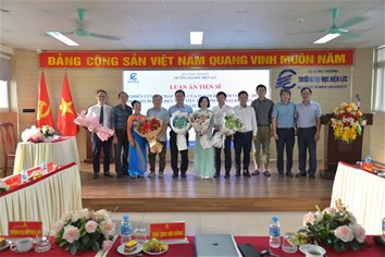 Lễ bảo vệ luận án tiến sĩ cấp Trường của nghiên cứu sinh Nguyễn Thị Lê