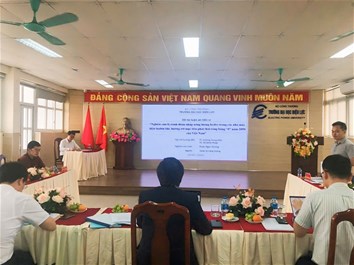 Lễ bảo vệ luận án tiến sĩ cấp Trường của nghiên cứu sinh Đoàn Ngọc Dương