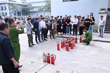 Nâng cao công tác phòng cháy, chữa cháy và cứu hộ cứu nạn tại Trường Đại học Điện lực