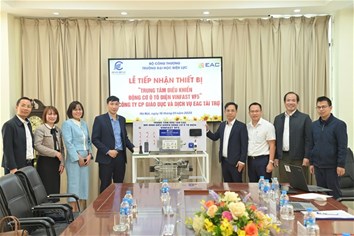 Lễ tiếp nhận thiết bị Trung tâm điều khiển động cơ ô tô điện Vinfast VF5