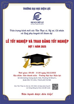 Lễ tốt nghiệp và trao bằng tốt nghiệp đợt 1 năm 2025