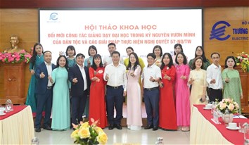 Hội thảo khoa học “Đổi mới công tác giảng dạy đại học trong kỷ nguyên vươn mình của dân tộc và các giải pháp thực hiện Nghị quyết 57-NQ/TW”