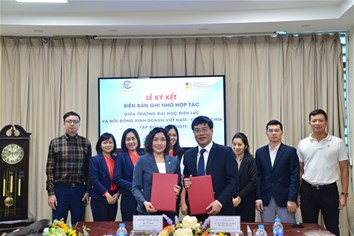 Lễ ký kết biên bản ghi nhớ hợp tác giữa Trường Đại học Điện lực và Hội đồng kinh doanh Việt Nam – Campuchia – Tập đoàn Marriott