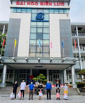 Các hoạt động ý nghĩa hỗ trợ sinh viên Đại học Điện lực trong thời gian giãn cách xã hội